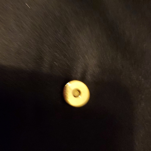 Vintage beaded black small purse with shoulder strap snap closure - Picture 7 of 9